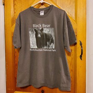 Gildan Gray Short Sleeve Bear Tee